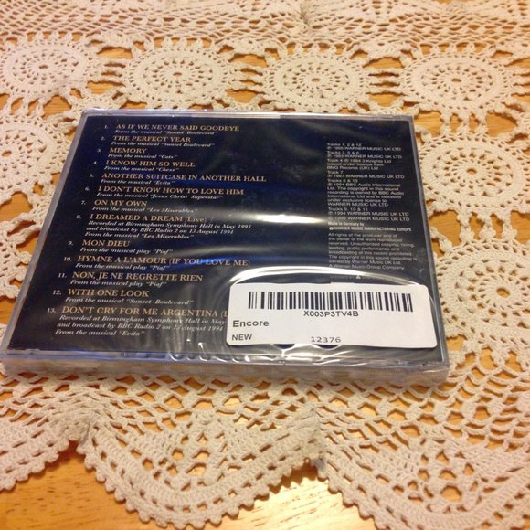 CD Broadway Musicals, Elaine Paige, Encore - Picture 2 of 4